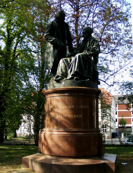 Denkmal Gauss und Weber G�ttingen