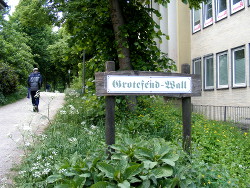 Bild - auf dem Wall in G�ttingen