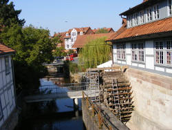 Bild - auf dem Wall in G�ttingen - Odilienm�hle