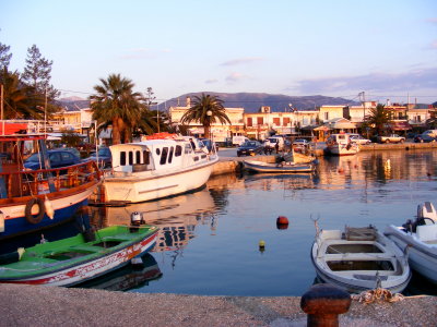 Sonnenuntergang in Plataria