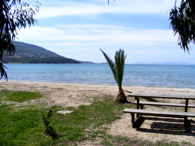 Strand in Plataria