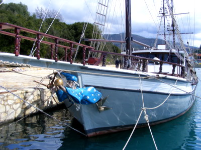 Segelboot Merlin in Sivota